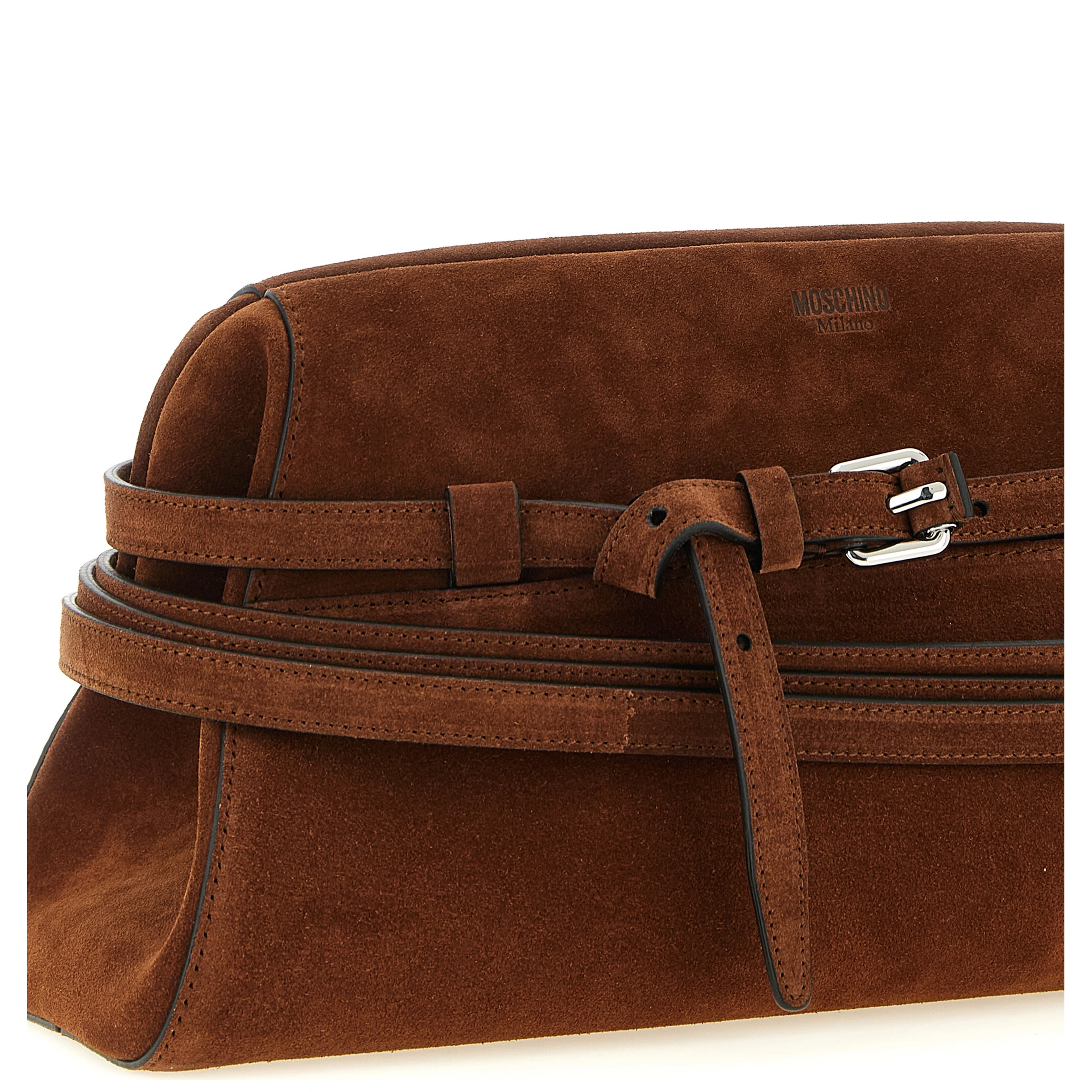 Brown Calfskin Clutch Bag
