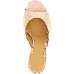Multicolor Viscose Stiletto Heel Sandals