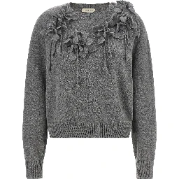 Gray Virgin Wool Cardigan