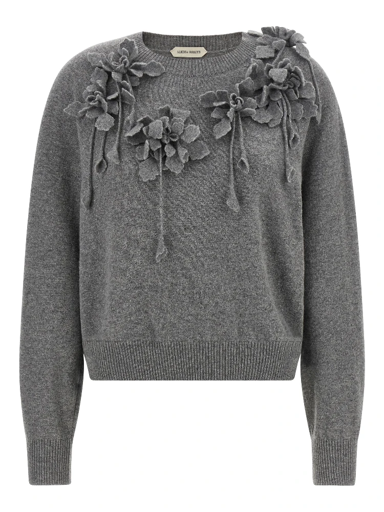 Gray Virgin Wool Cardigan