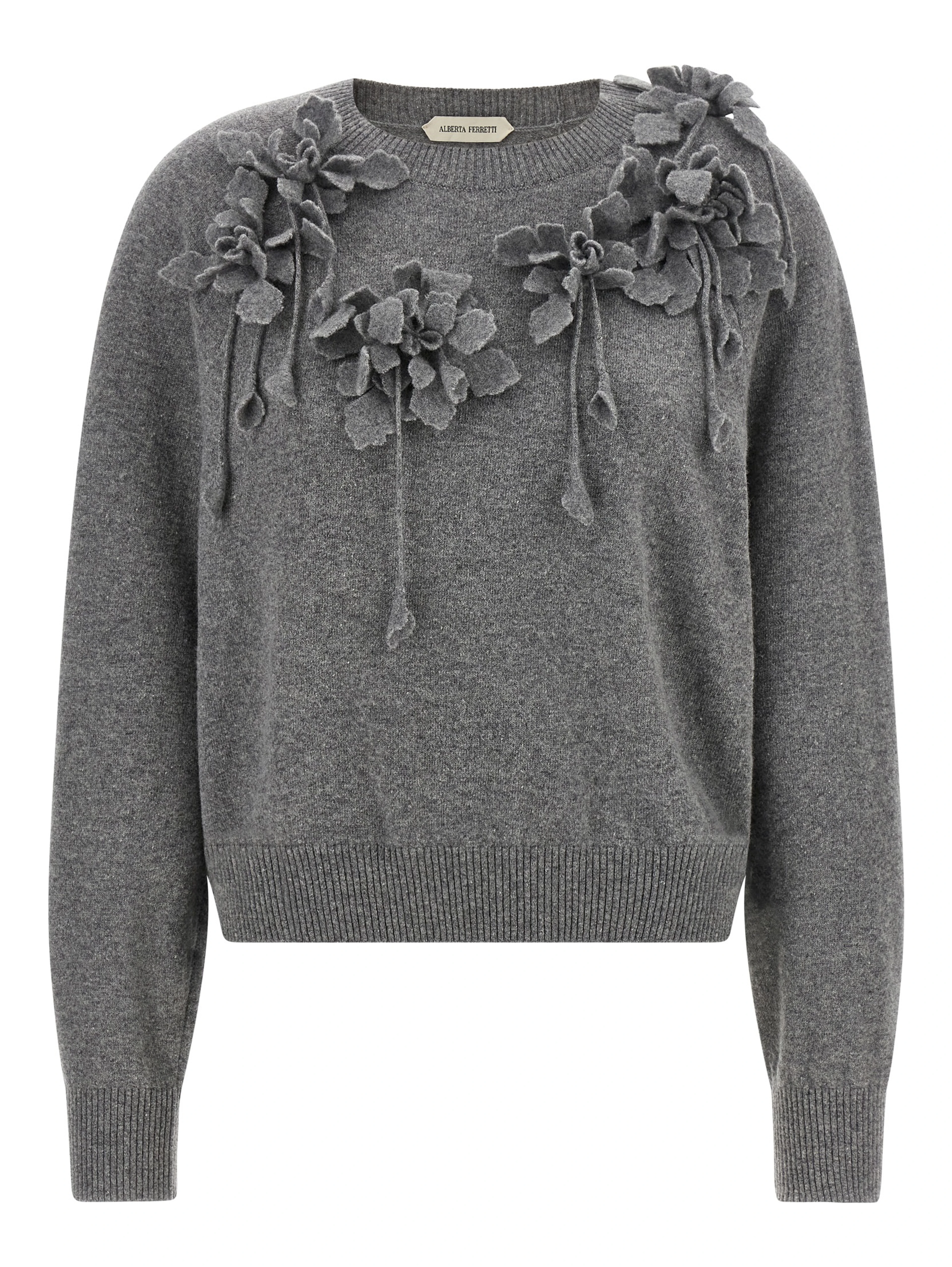 Gray Virgin Wool Cardigan