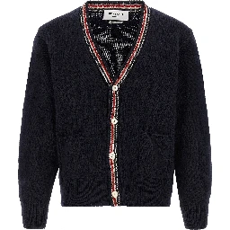 Blue Wool Cardigan