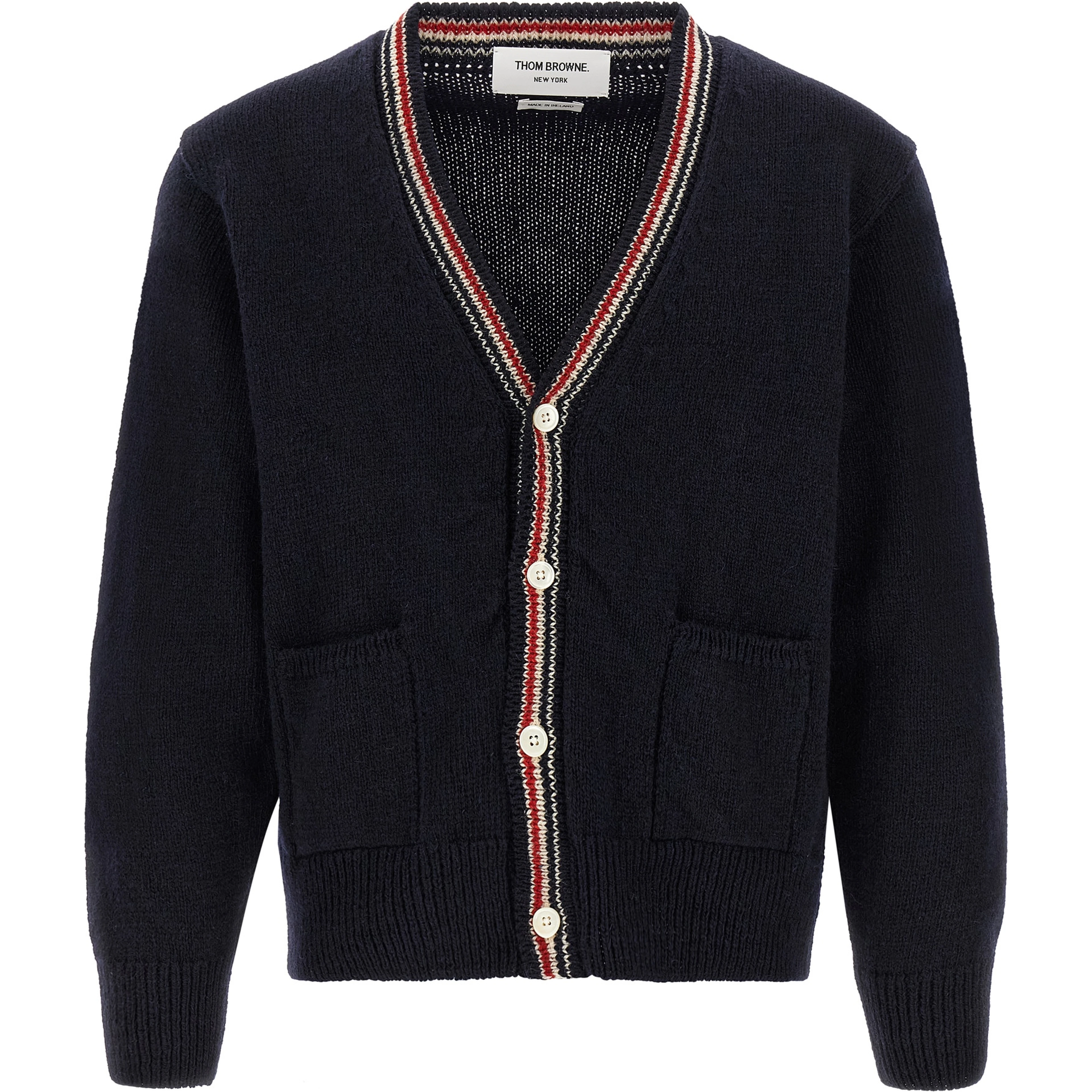 Blue Wool Cardigan