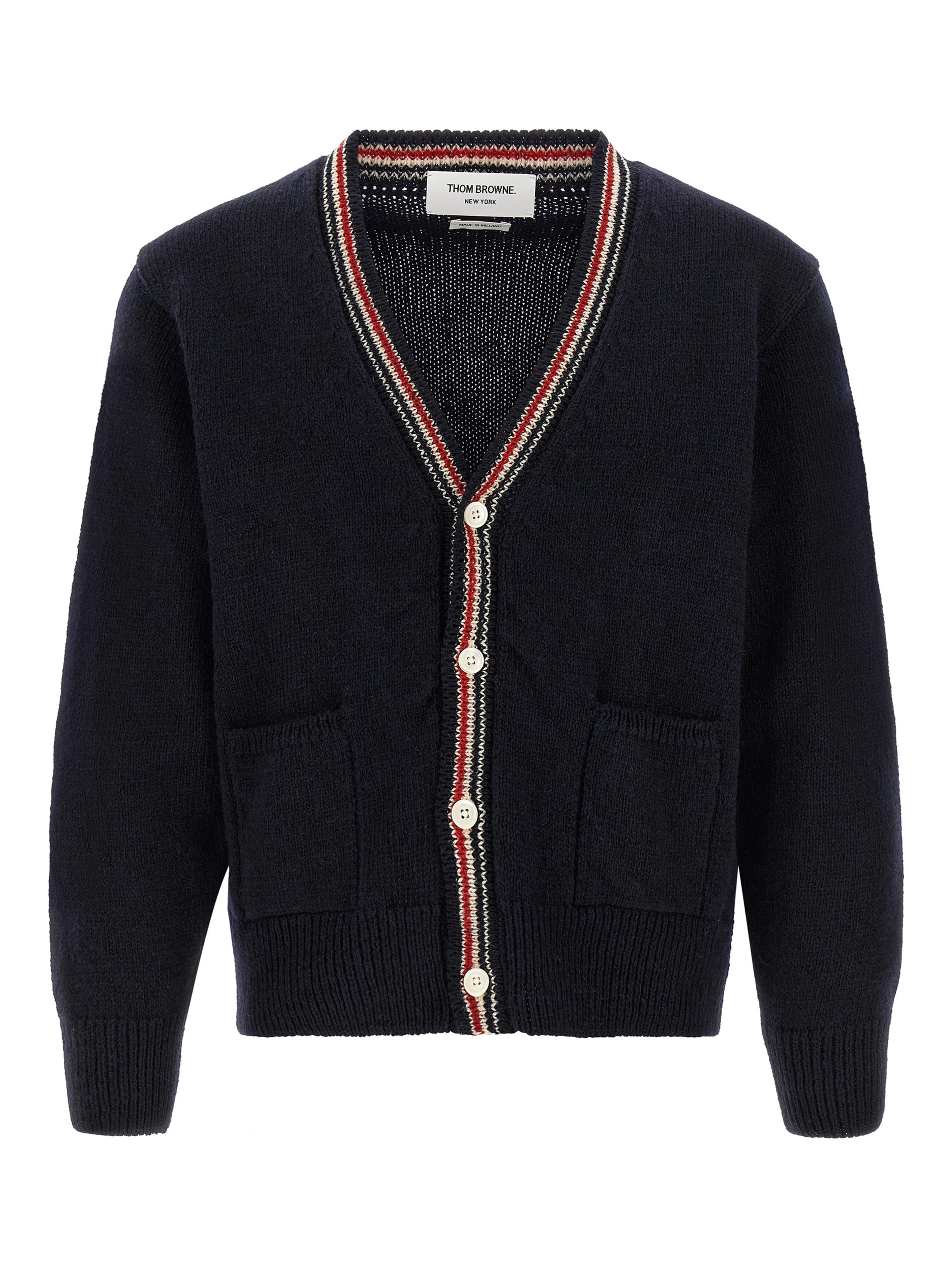Blue Wool Cardigan