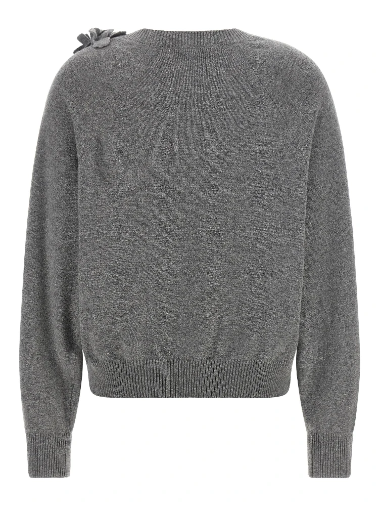 Gray Virgin Wool Cardigan alternative