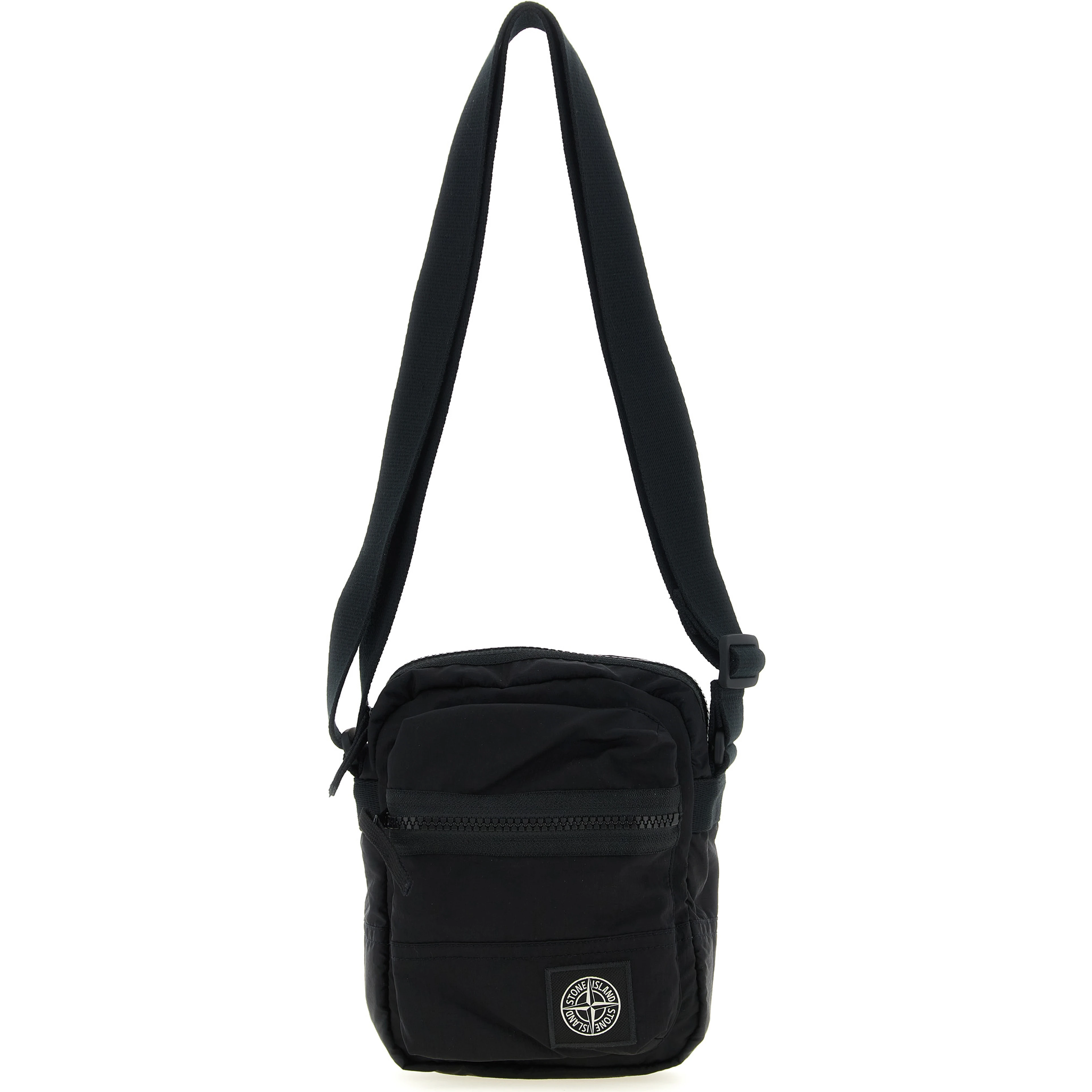 Black Polyamide Crossbody Bag
