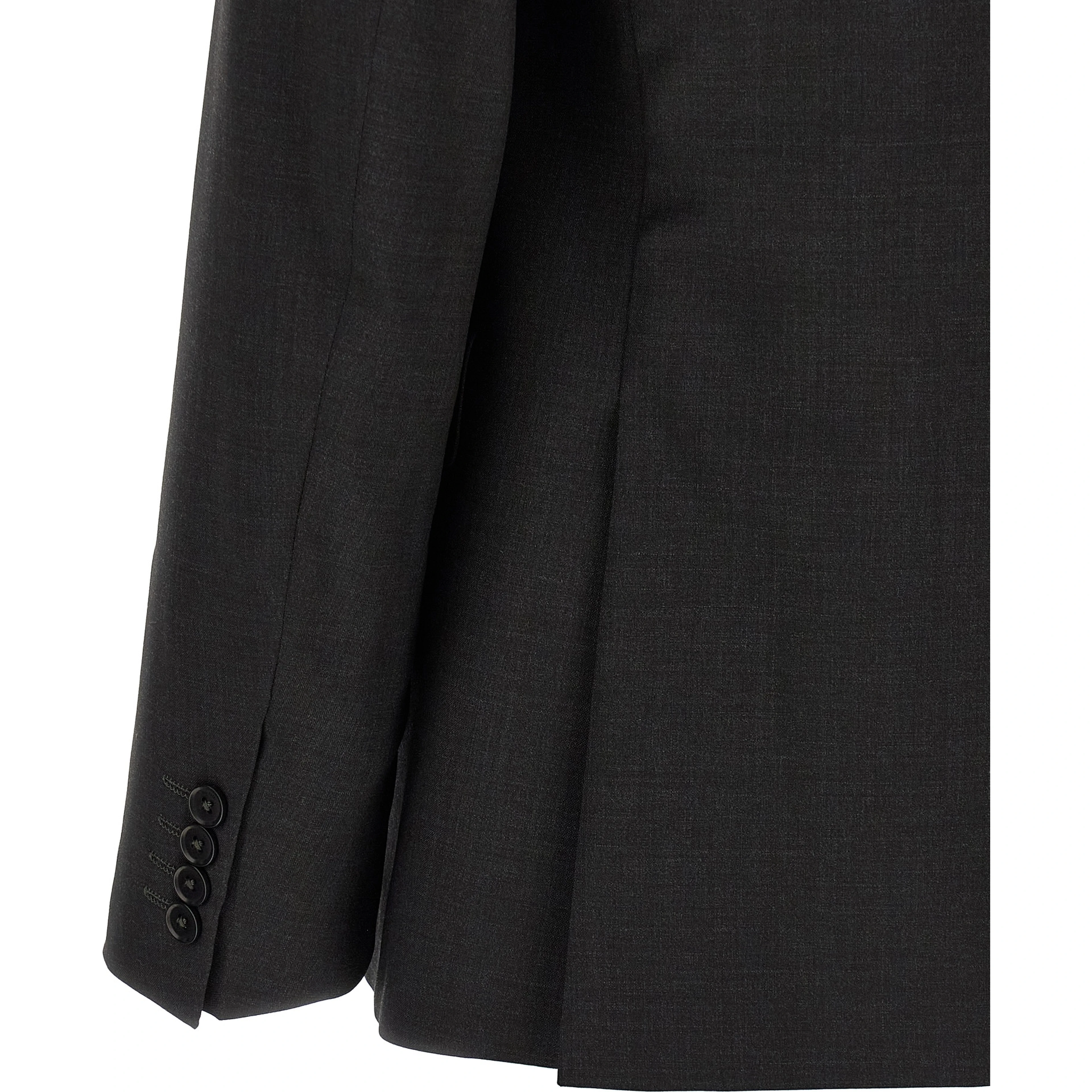 Gray Wool Two-Piece Suit