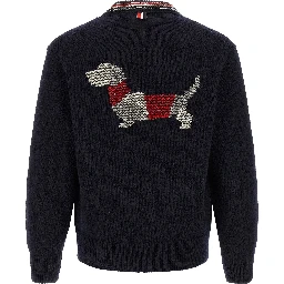 Blue Wool Cardigan