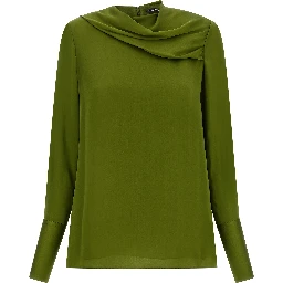 Bicolor Silk Blouse