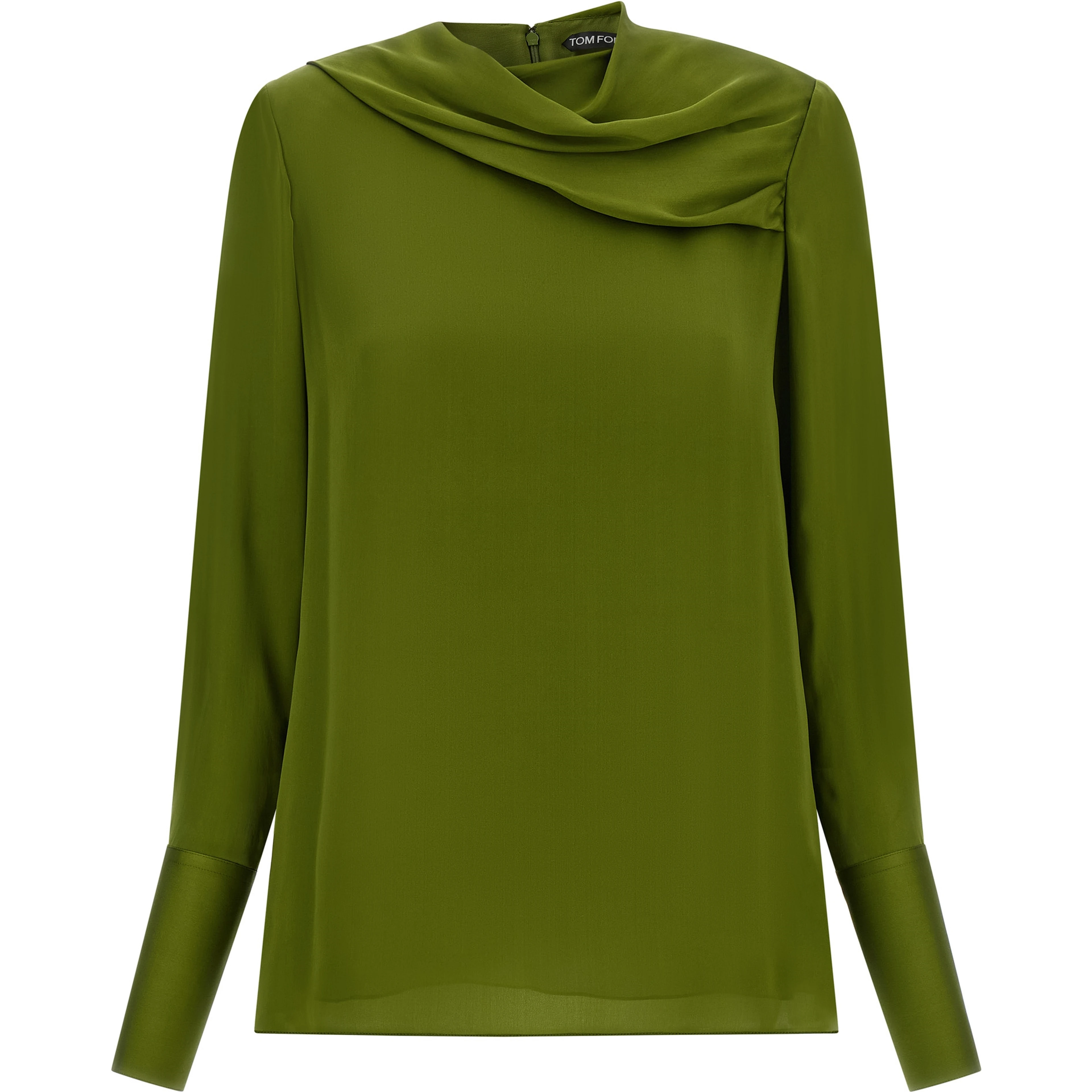 Bicolor Silk Blouse