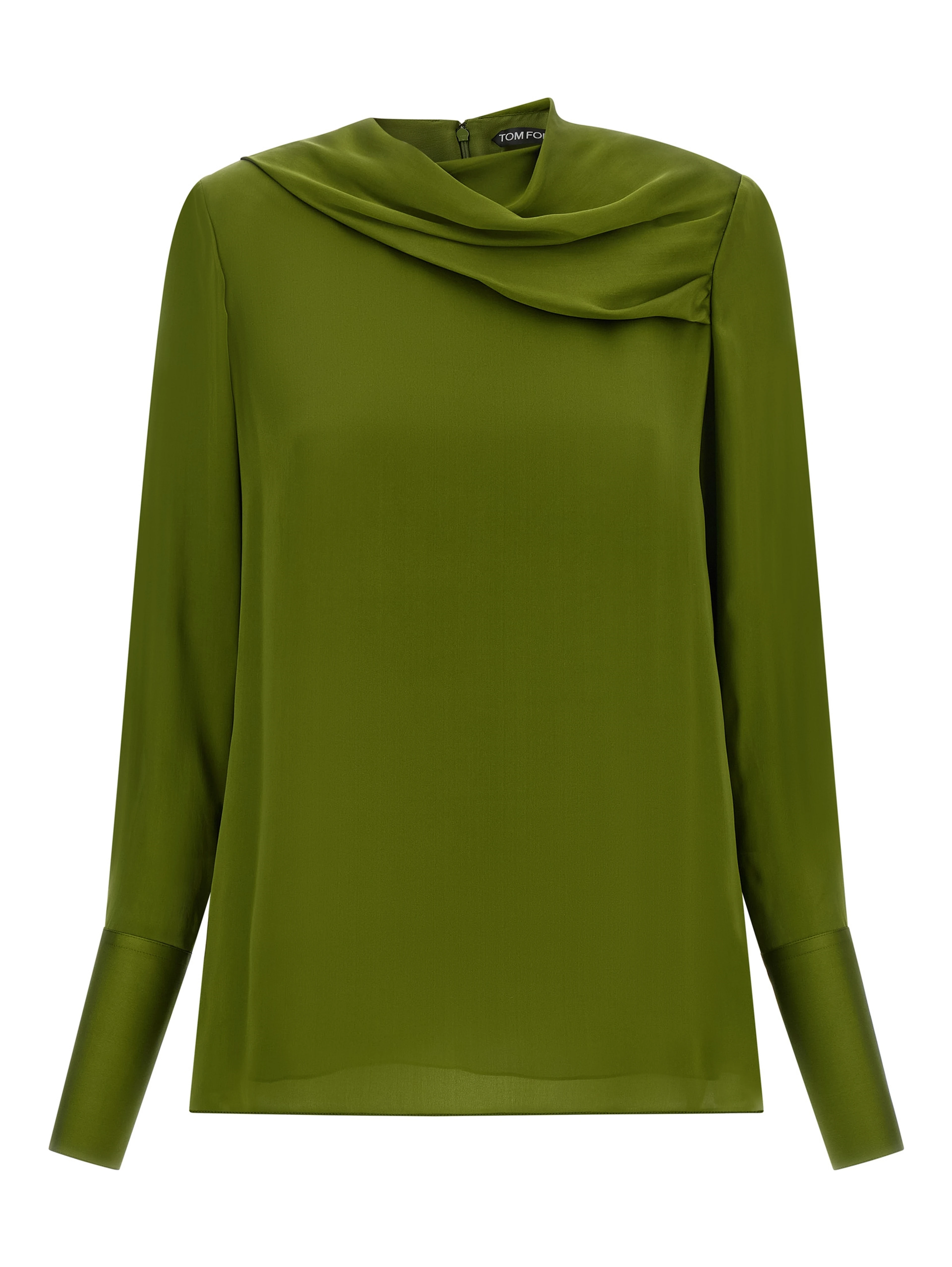 Bicolor Silk Blouse