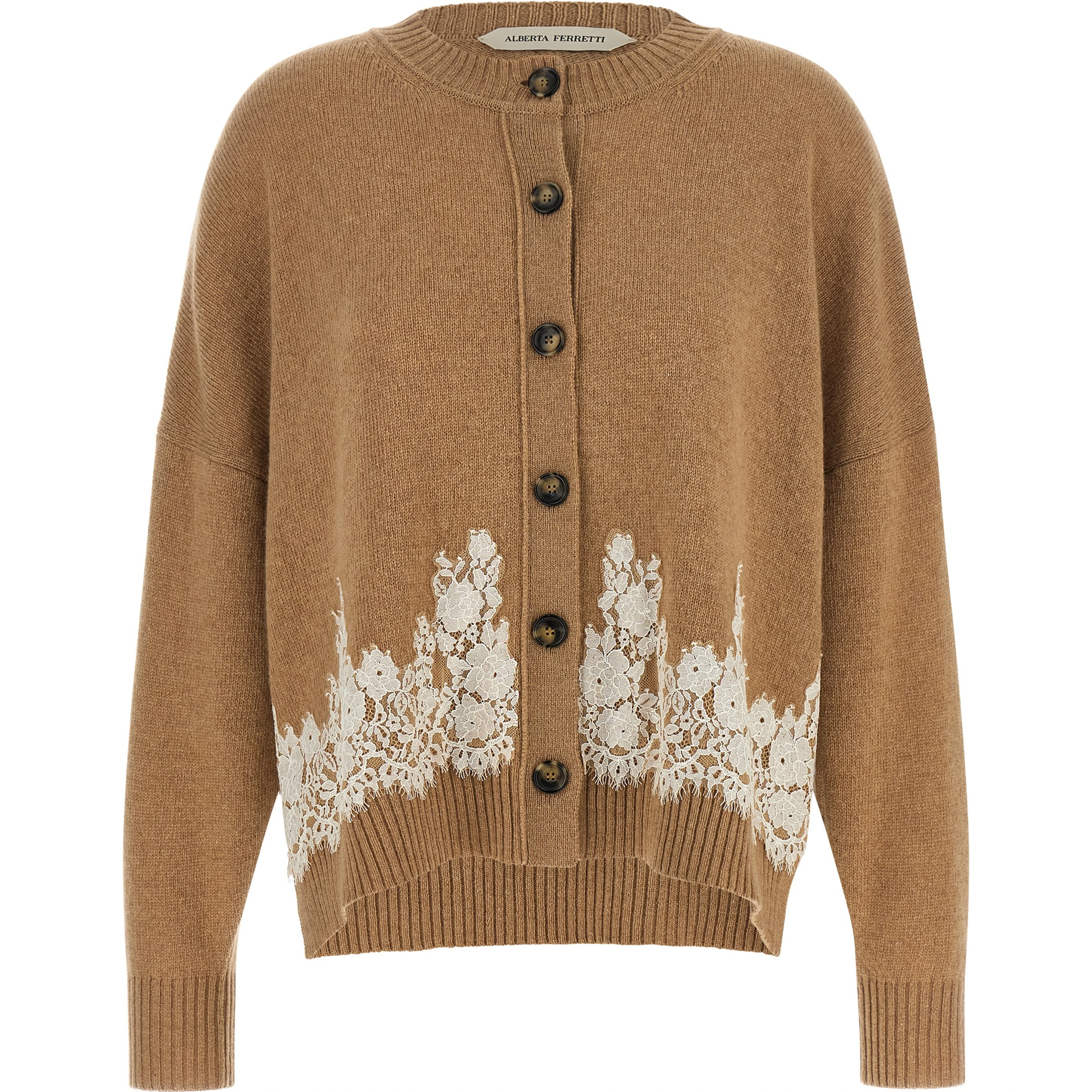 Brown Cashmere Cardigan