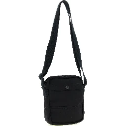 Black Polyamide Crossbody Bag