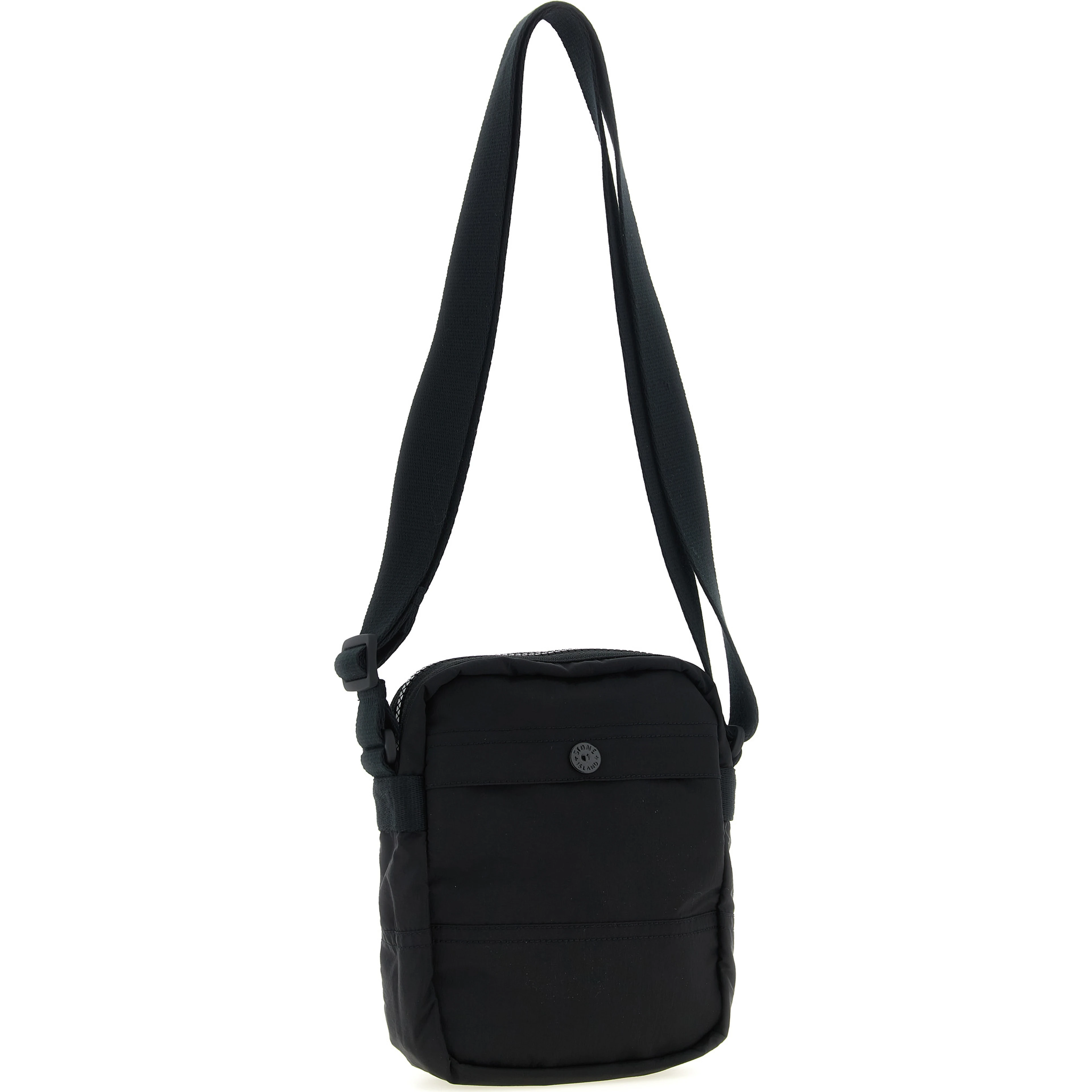 Black Polyamide Crossbody Bag
