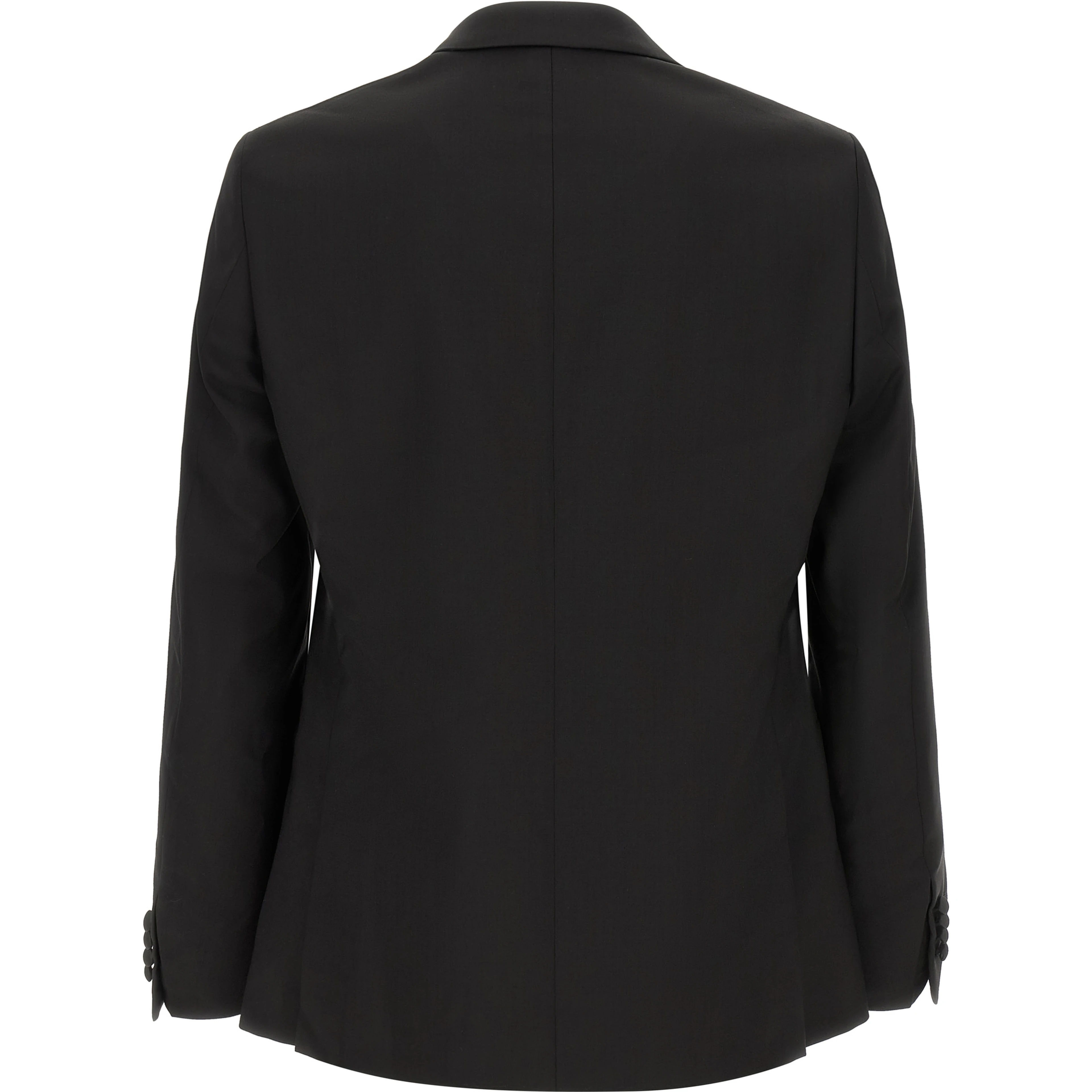 Black Wool Two-Piece Suit