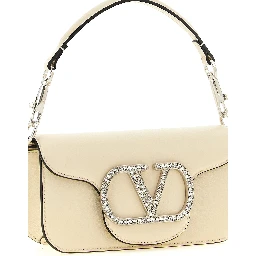 White Calfskin Shoulder Bag