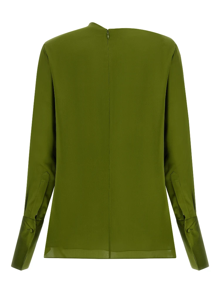 Bicolor Silk Blouse alternative