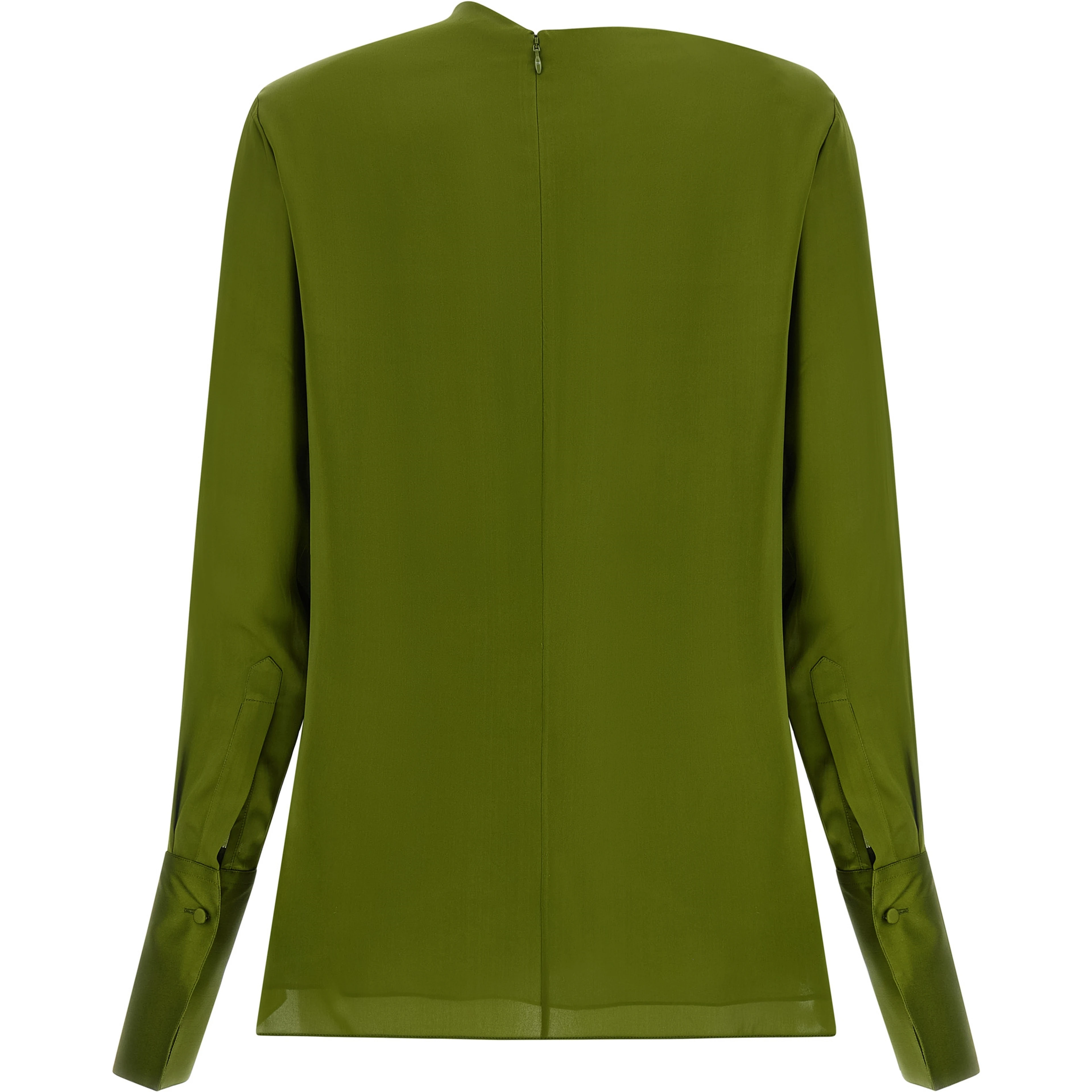 Bicolor Silk Blouse