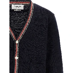 Blue Wool Cardigan