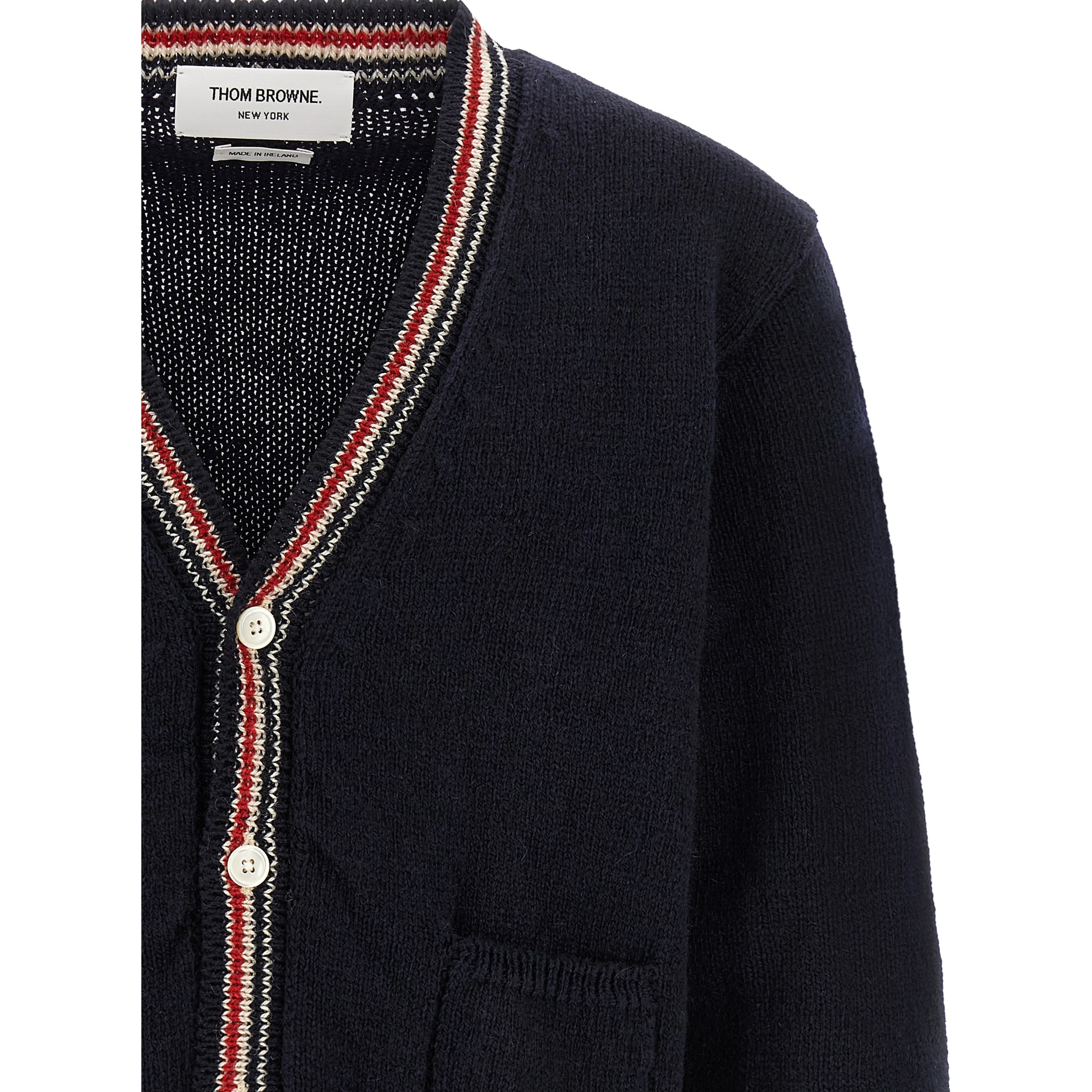 Blue Wool Cardigan