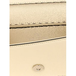 White Calfskin Shoulder Bag