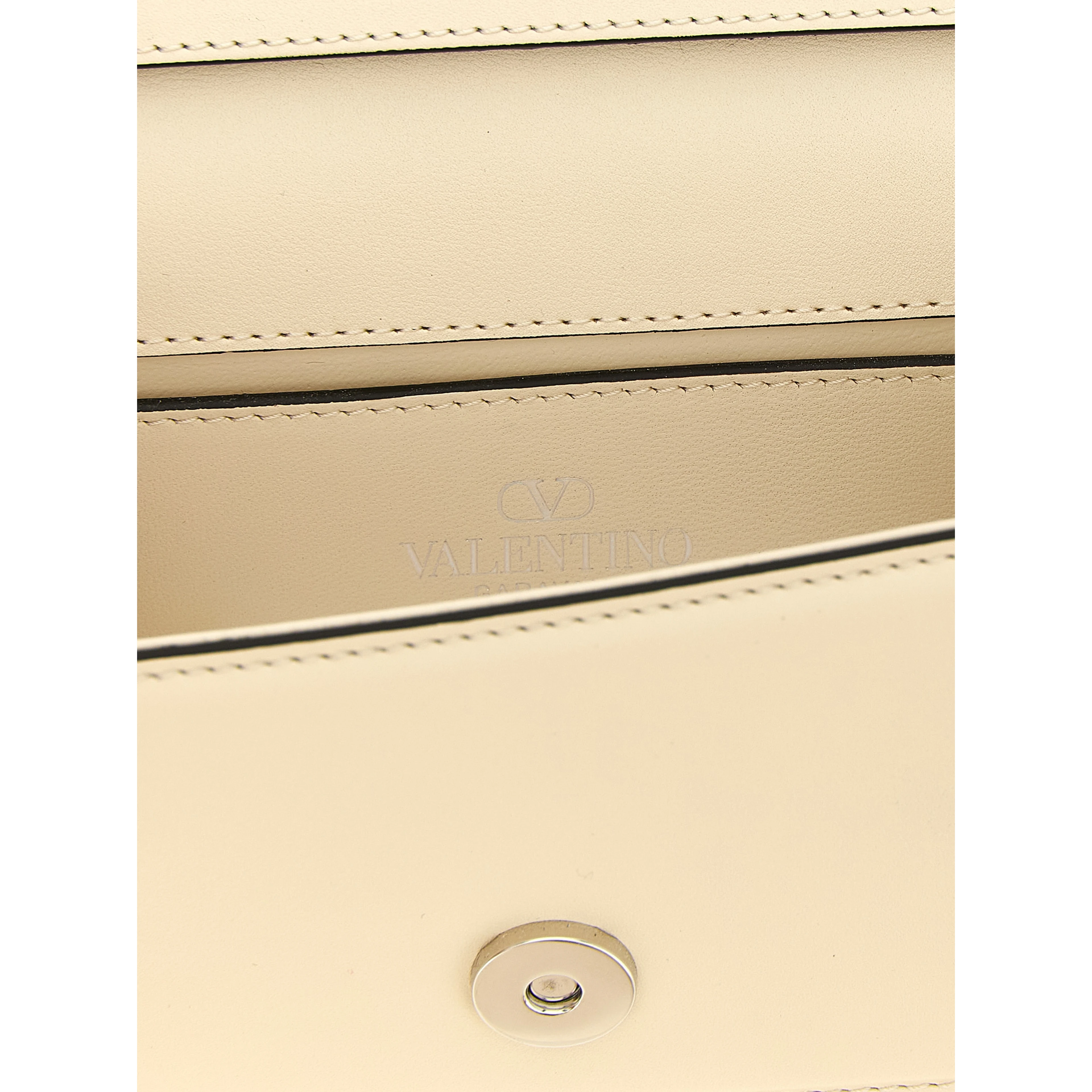 White Calfskin Shoulder Bag