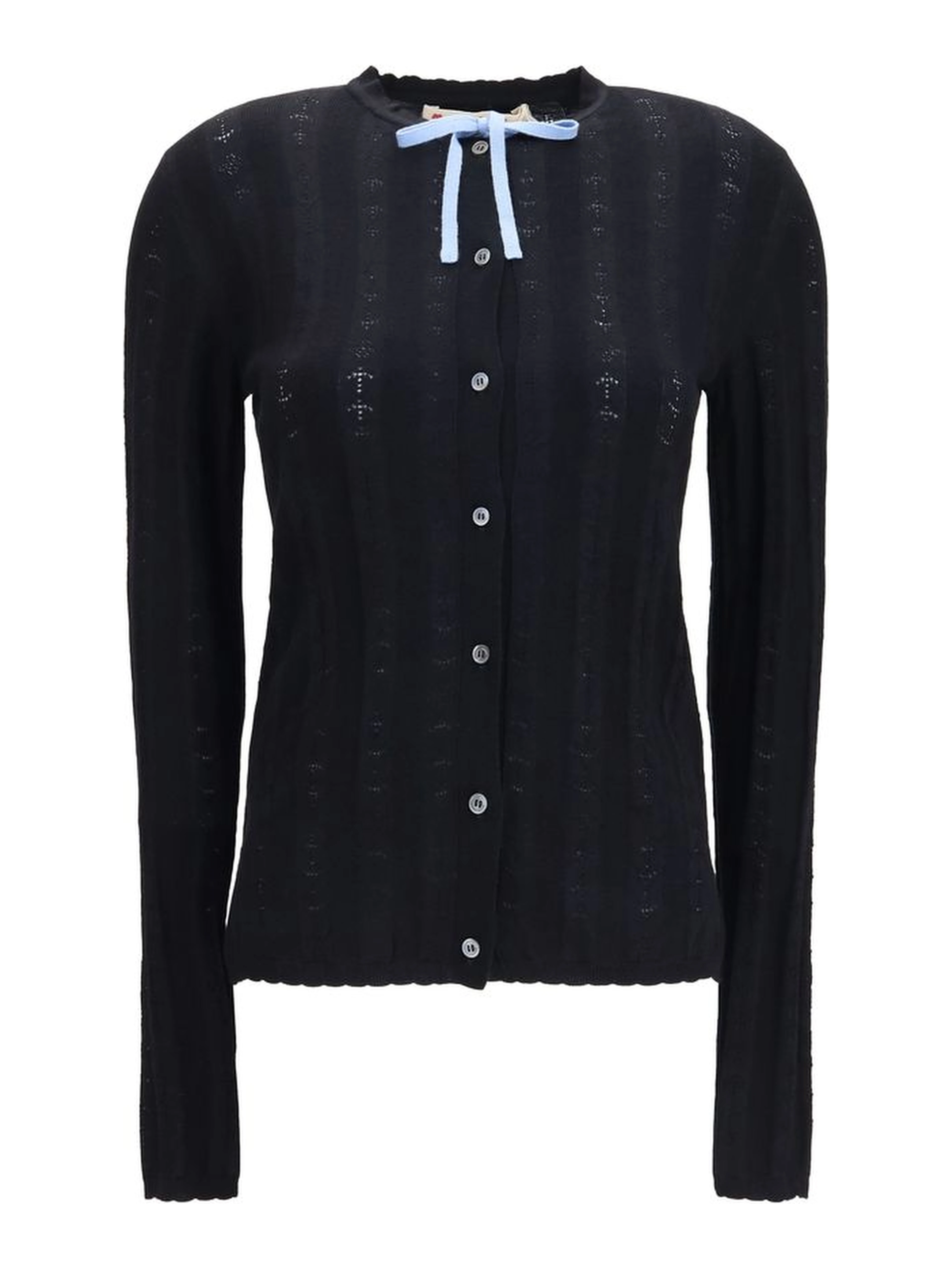 Black Wool Oves Aries Cardigan