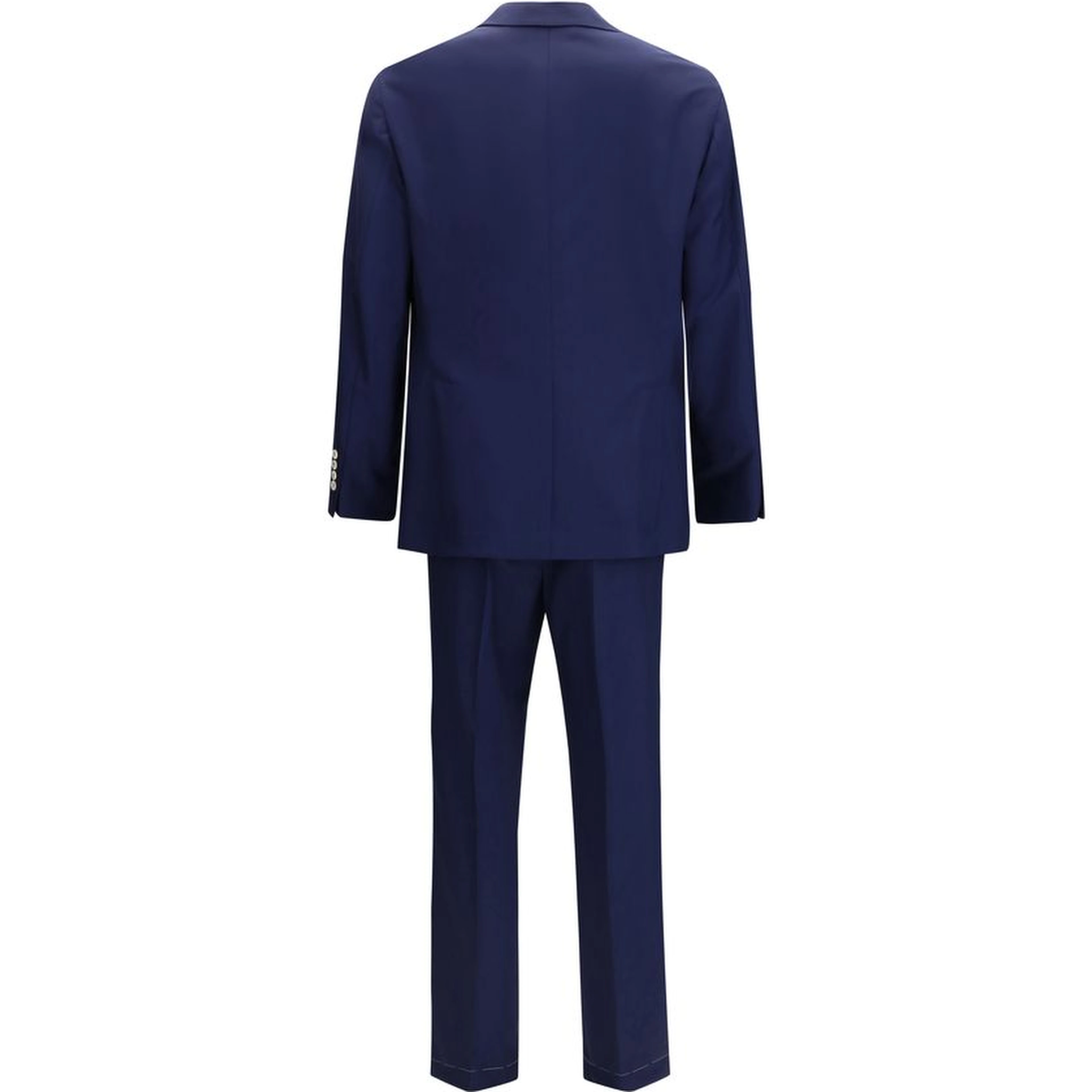 Blue Wool Oves Aries Two-Piece Suit