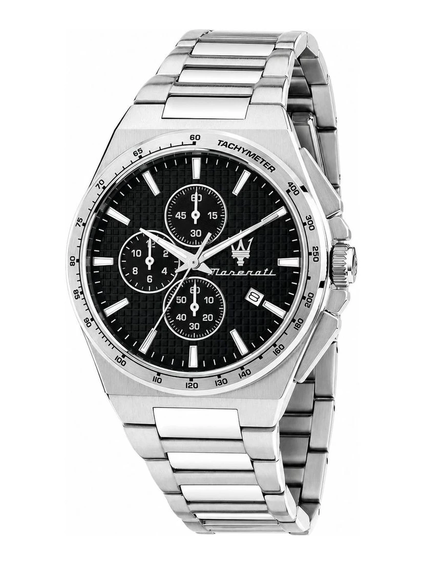 Gray Stainless Steel Dress Watch