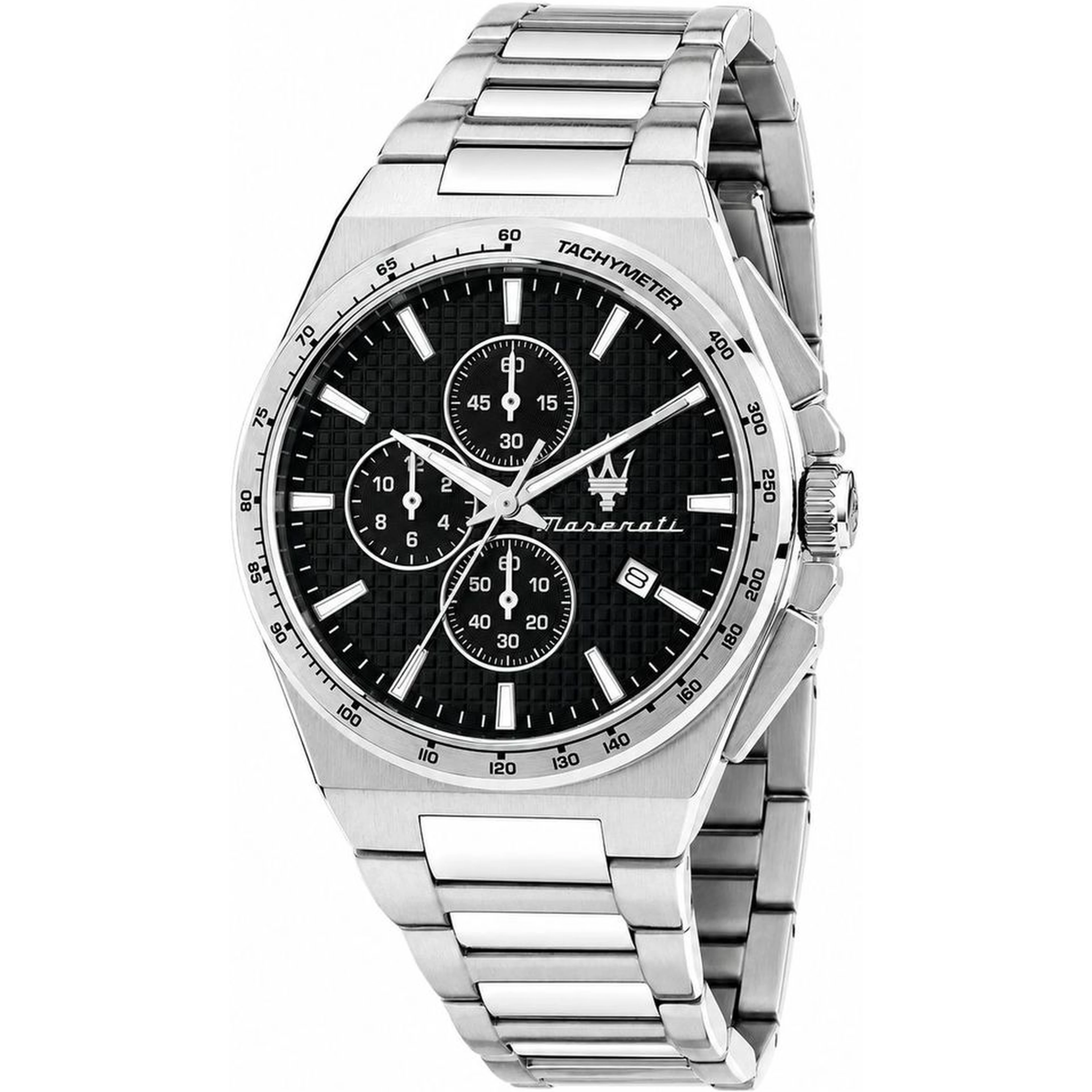 Gray Stainless Steel Dress Watch