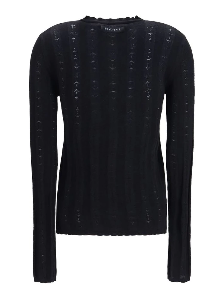 Black Wool Oves Aries Cardigan alternative