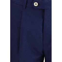Blue Wool Oves Aries Two-Piece Suit