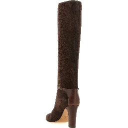 Brown Calfskin Over The Knee