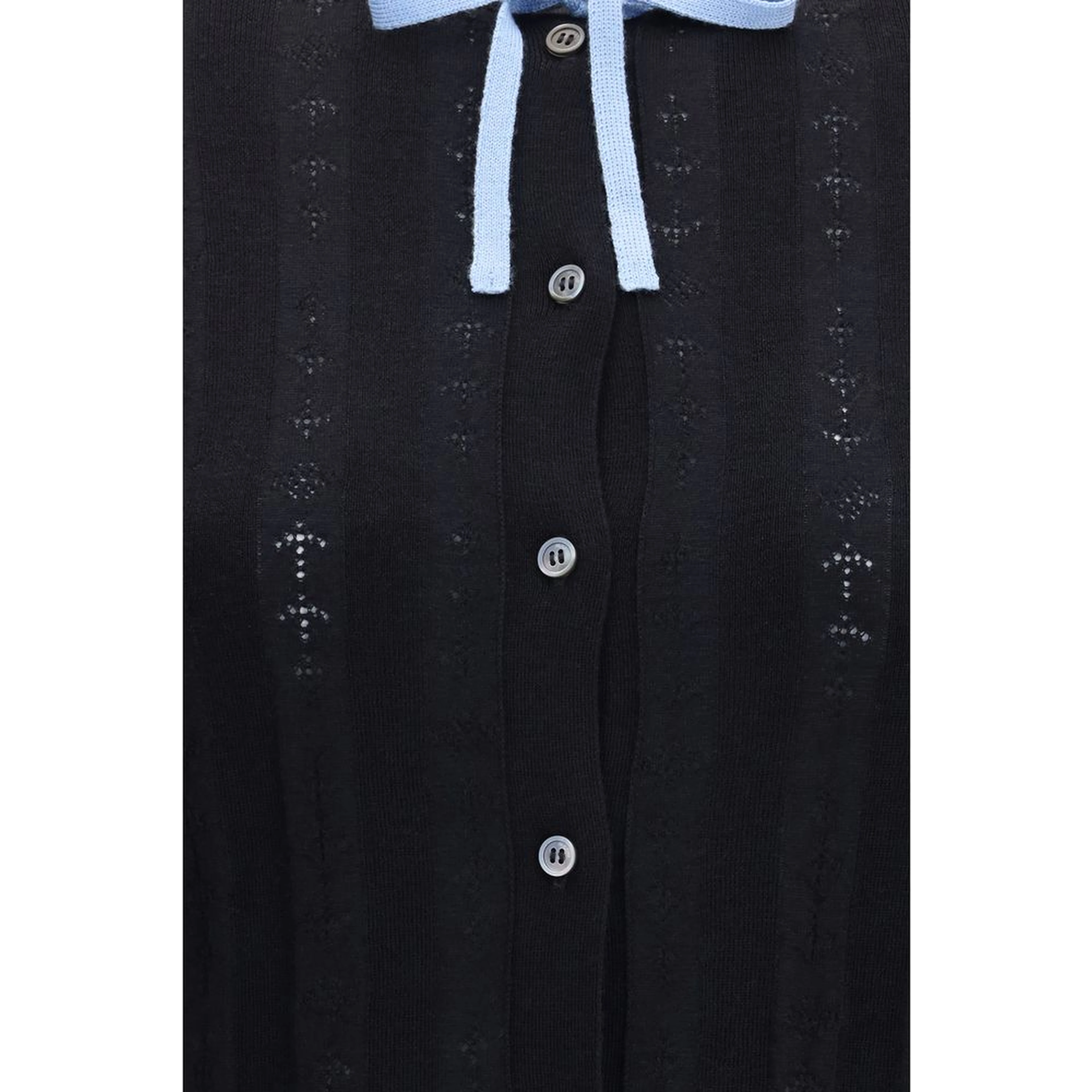 Black Wool Oves Aries Cardigan