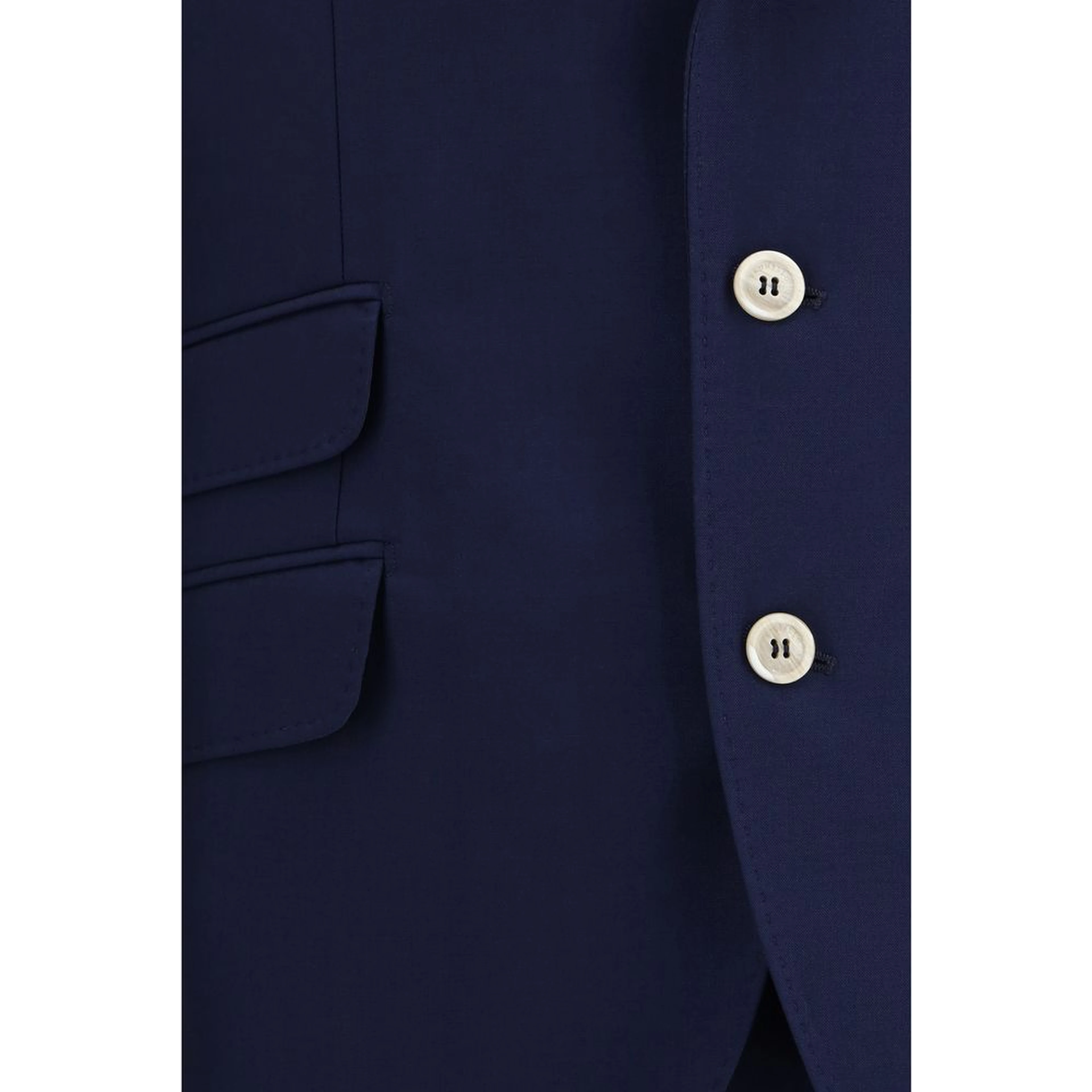 Blue Wool Oves Aries Two-Piece Suit