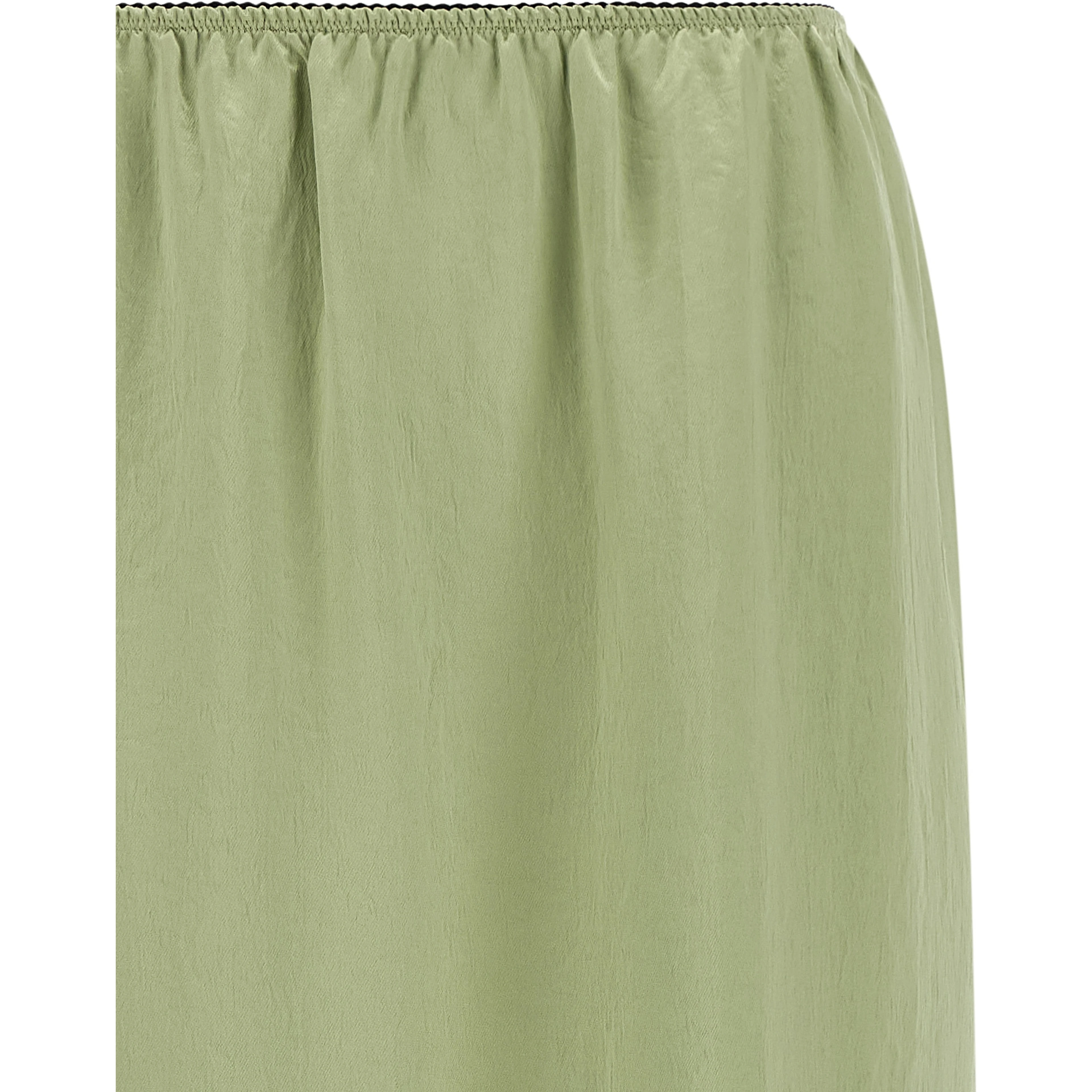 Bicolor Marabou Midi Skirt