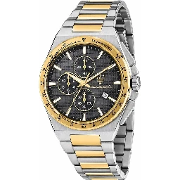 Gray Stainless Steel Dress Watch