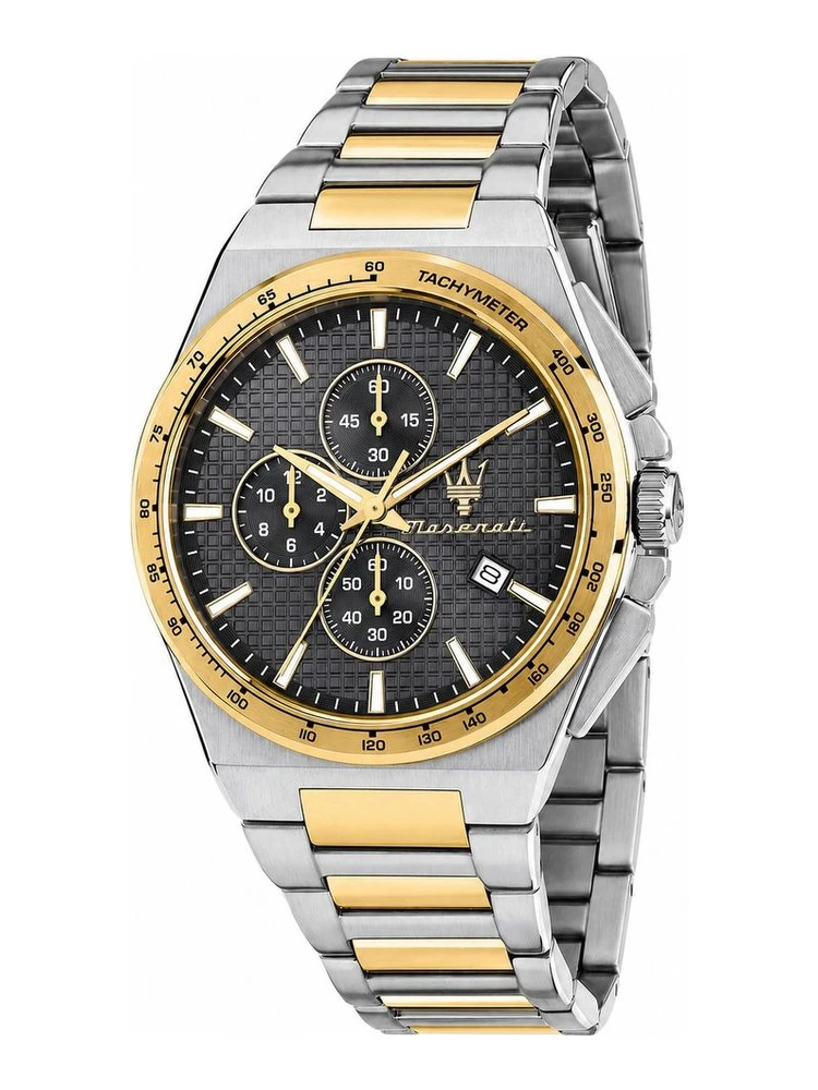 Gray Stainless Steel Dress Watch