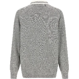 Gray Cotton Cardigan