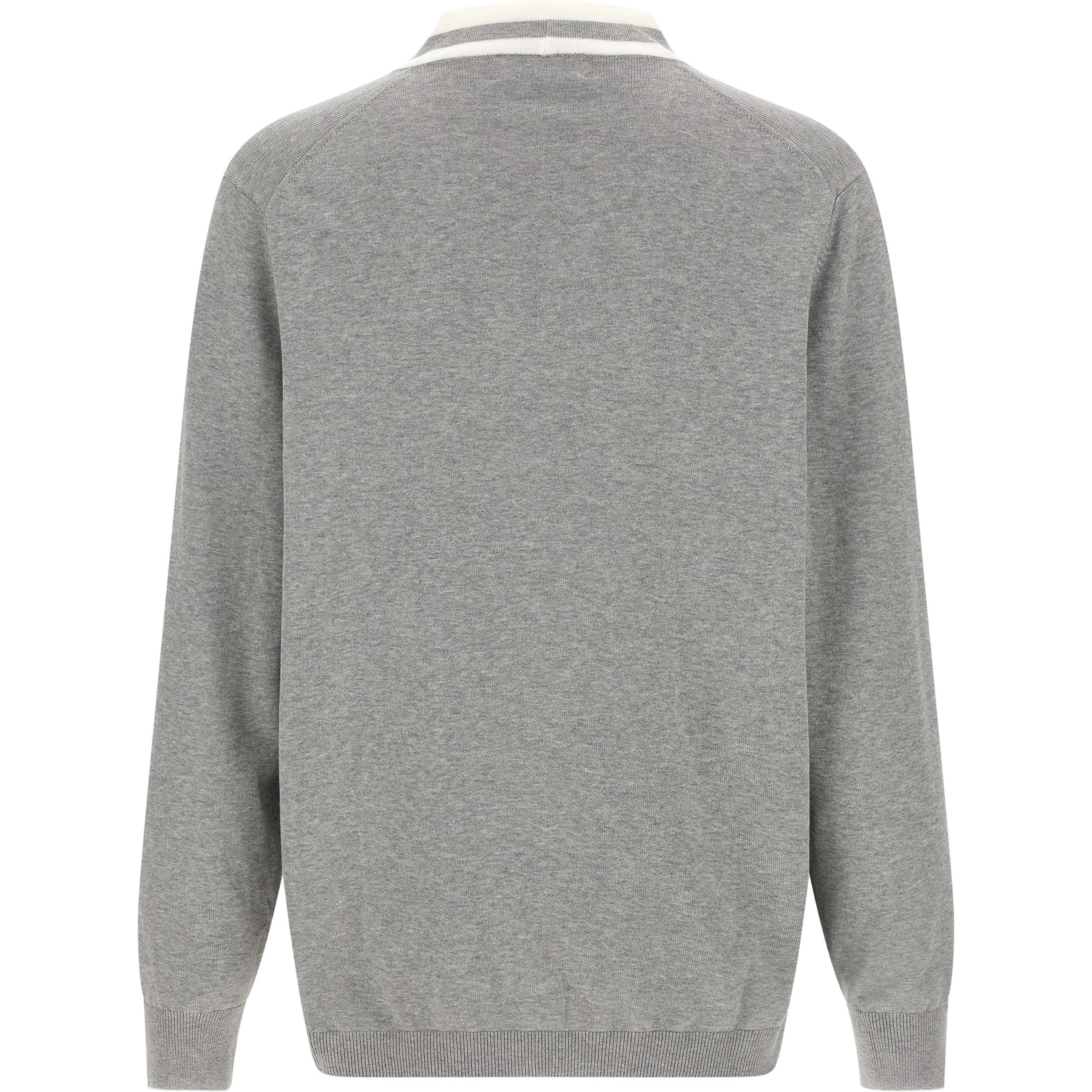 Gray Cotton Cardigan
