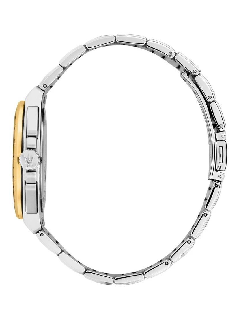 Gray Stainless Steel Dress Watch