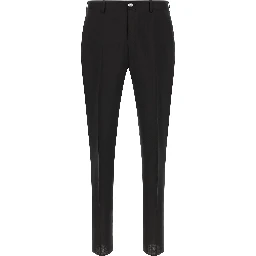 Black Wool Two-Piece Suit