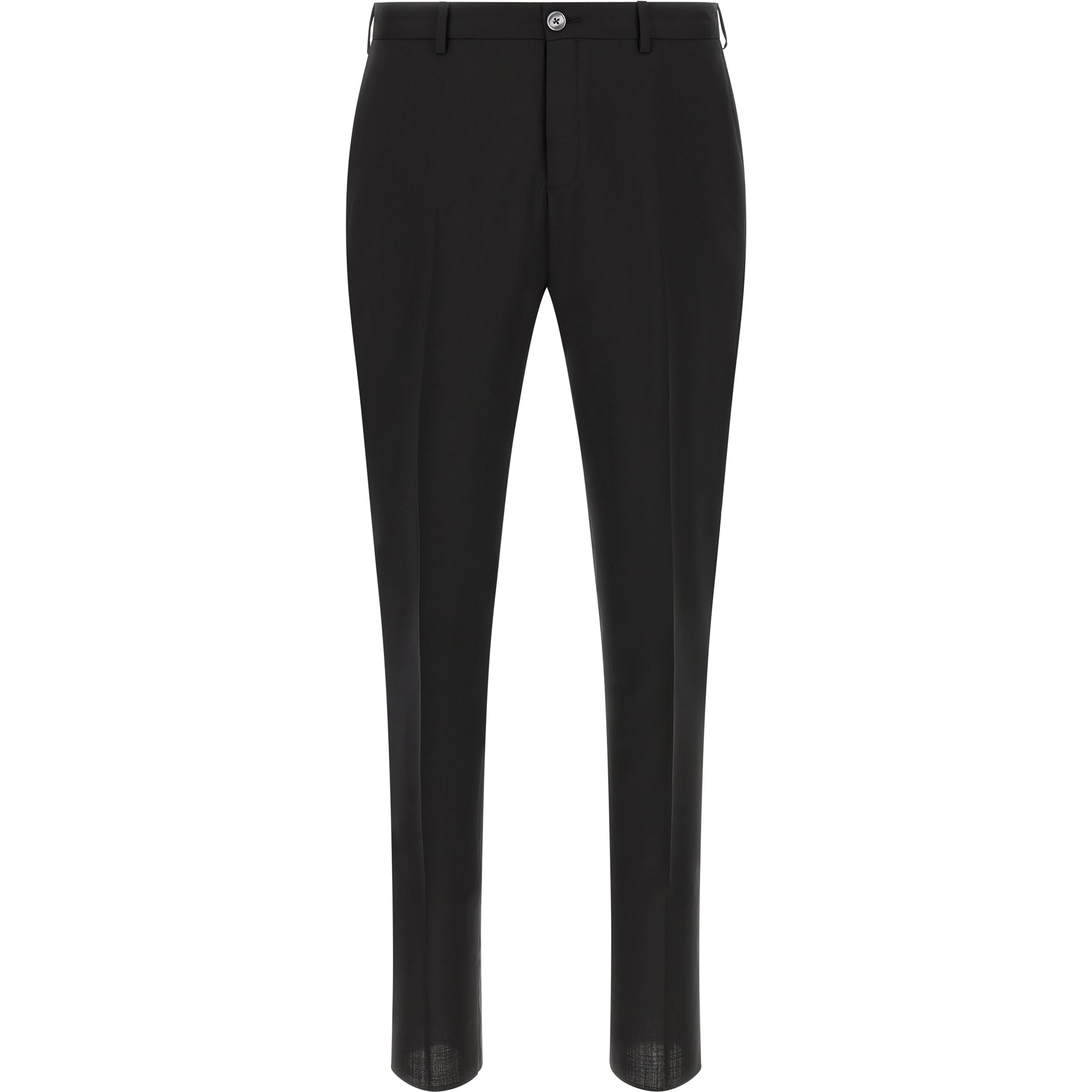 Black Wool Two-Piece Suit