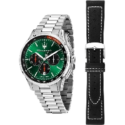 Gray Stainless Steel Dress Watch