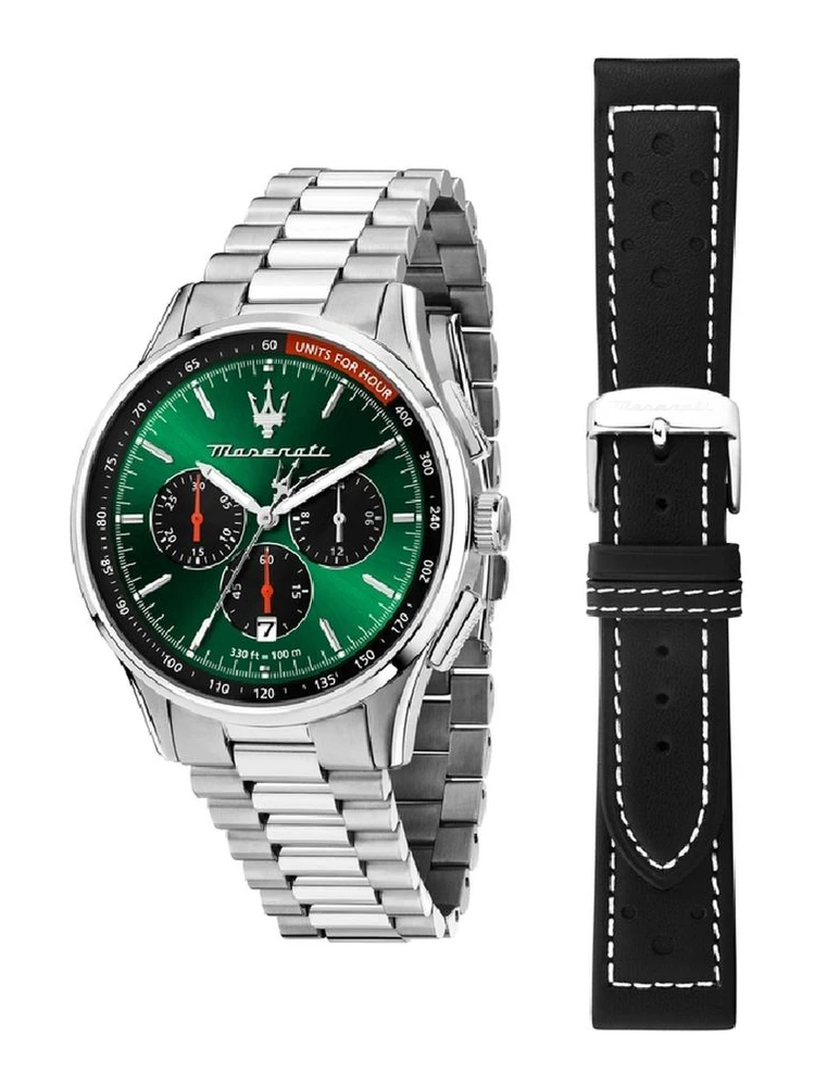 Gray Stainless Steel Dress Watch