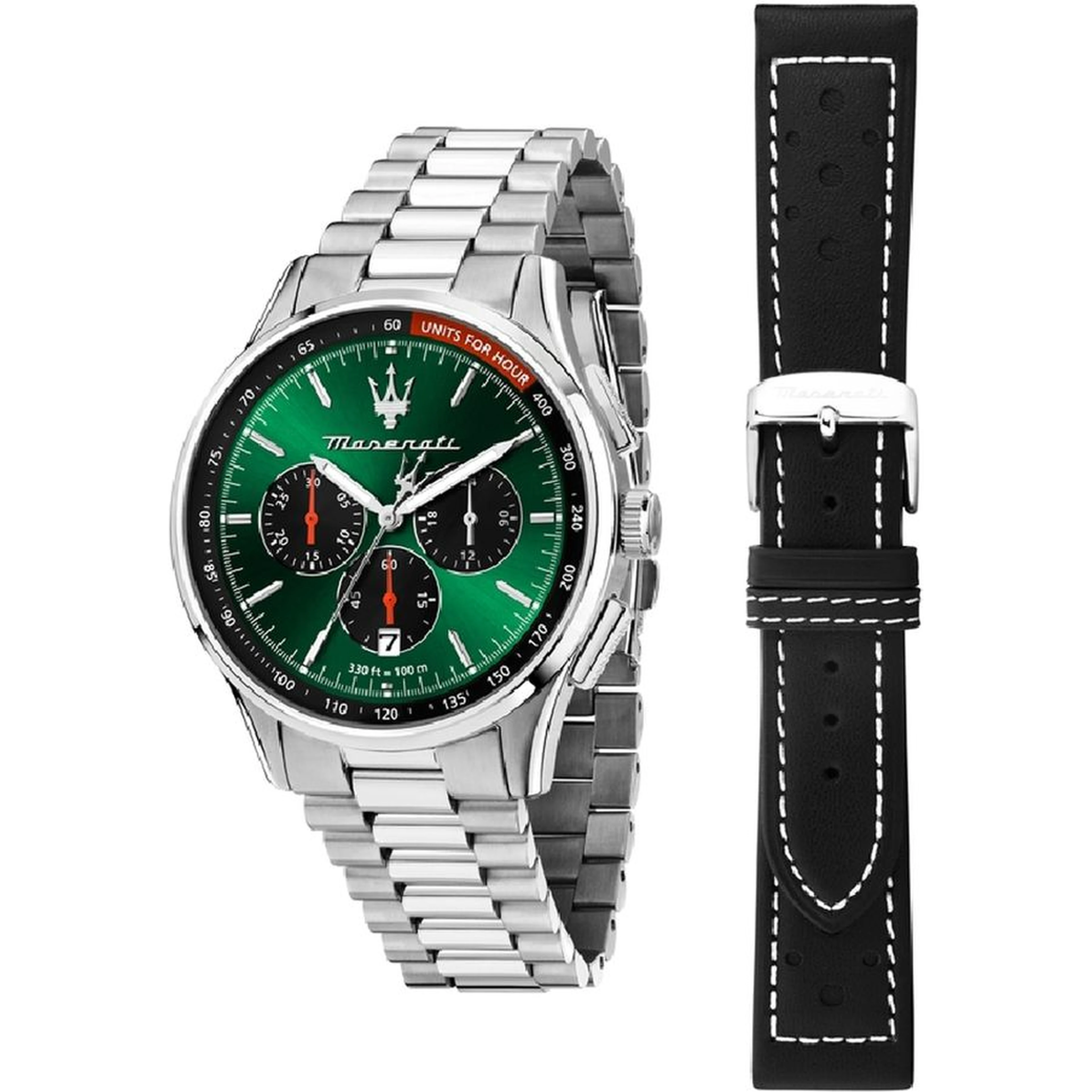 Gray Stainless Steel Dress Watch
