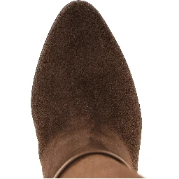 Brown Calfskin Over The Knee