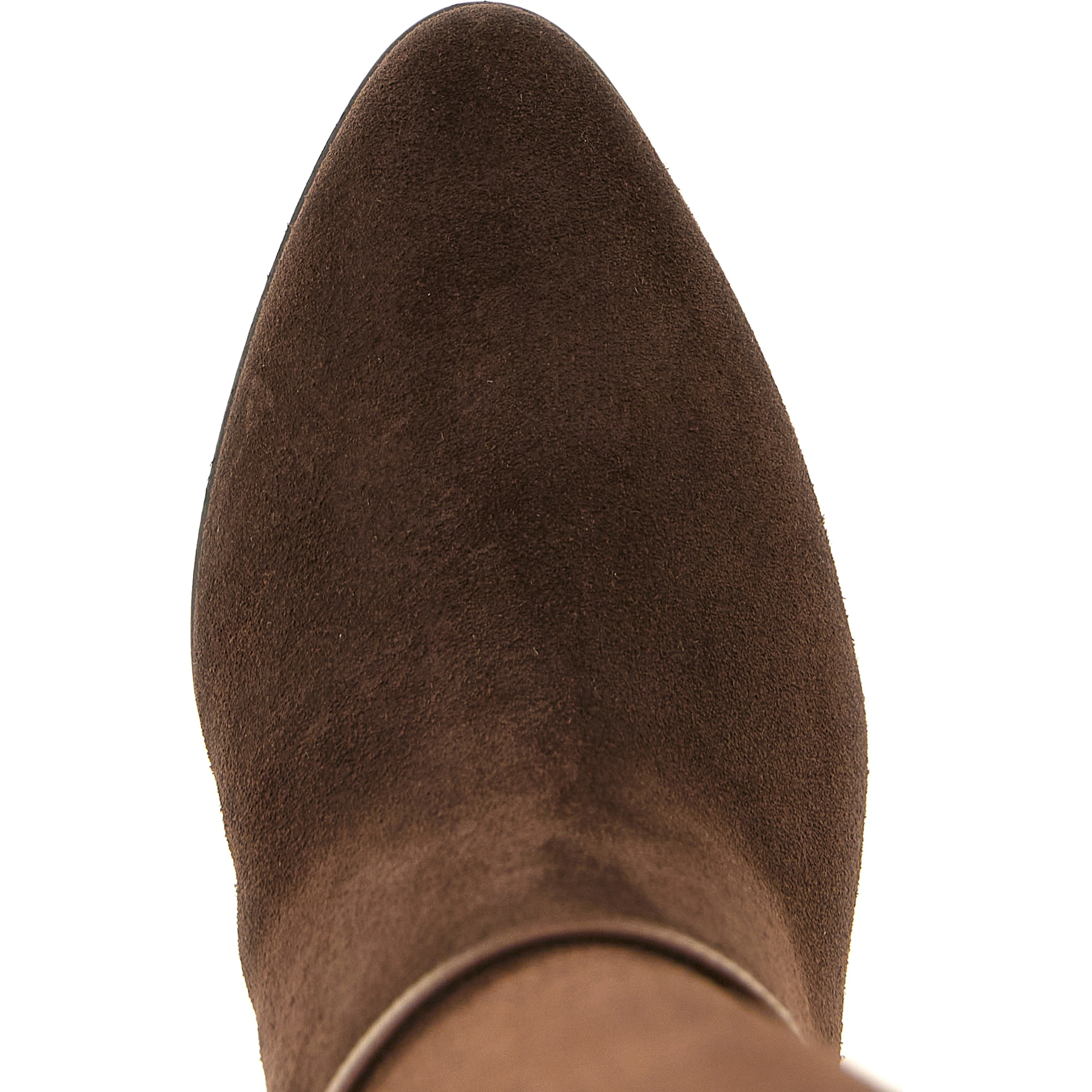 Brown Calfskin Over The Knee