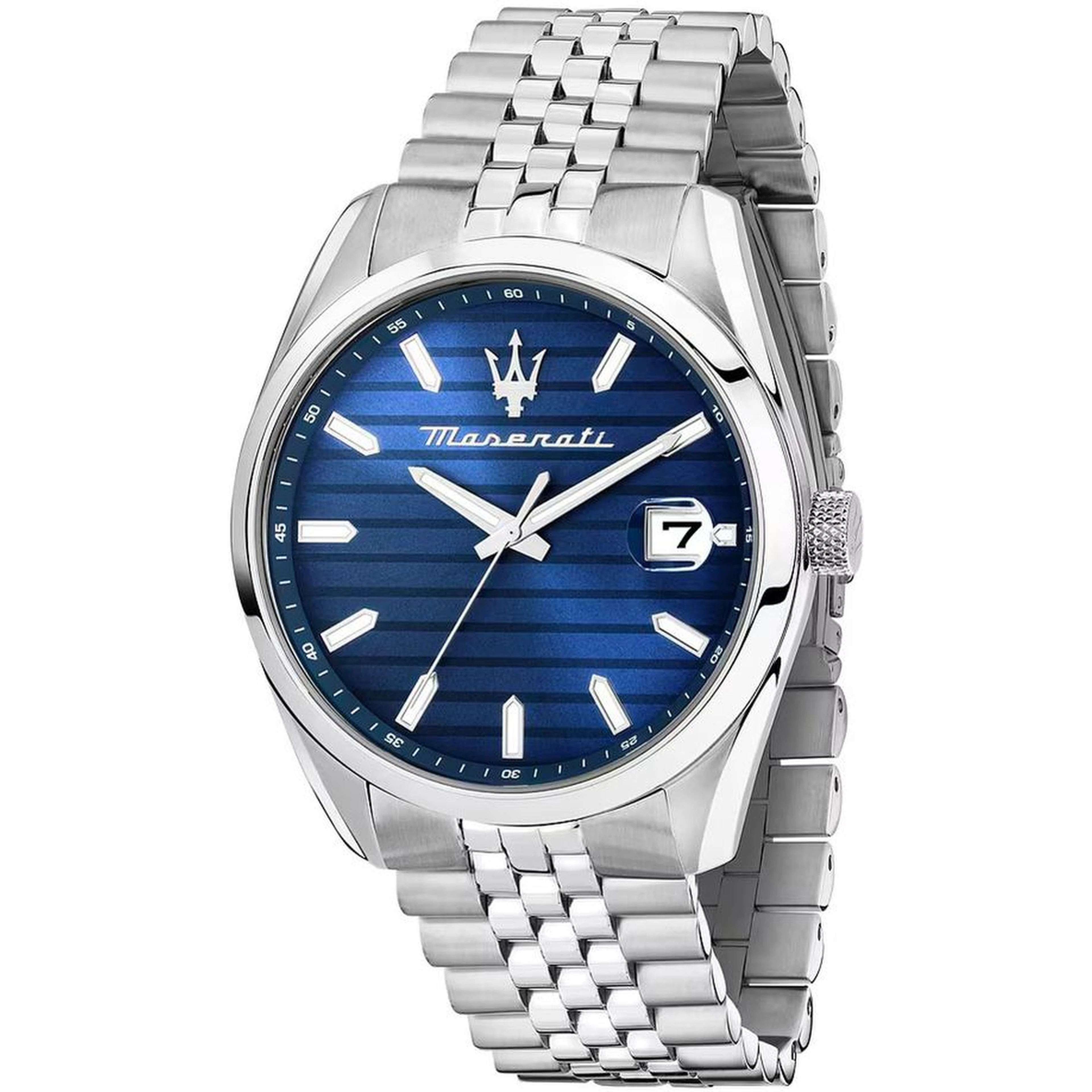 Gray Stainless Steel Dress Watch