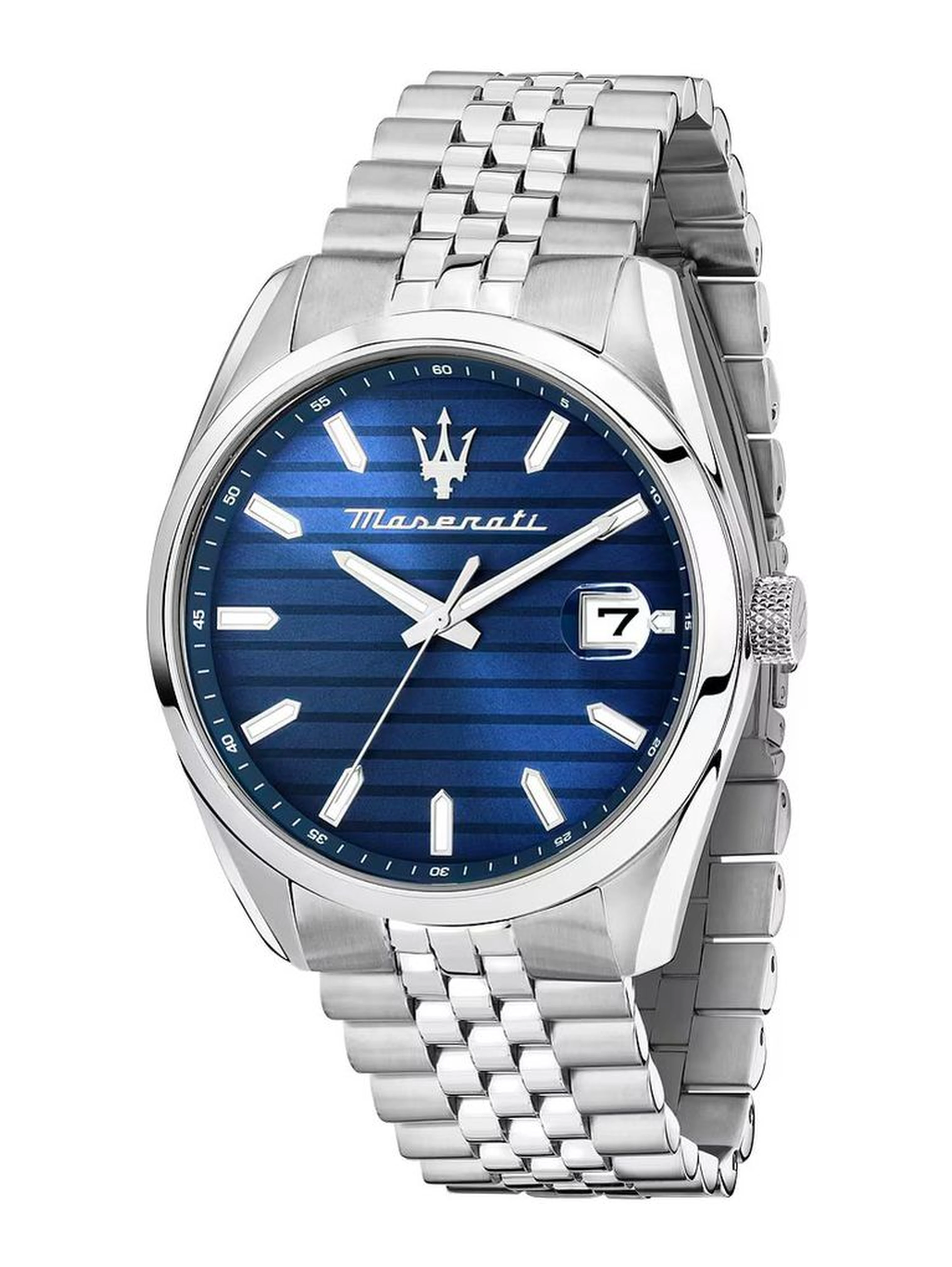 Gray Stainless Steel Dress Watch